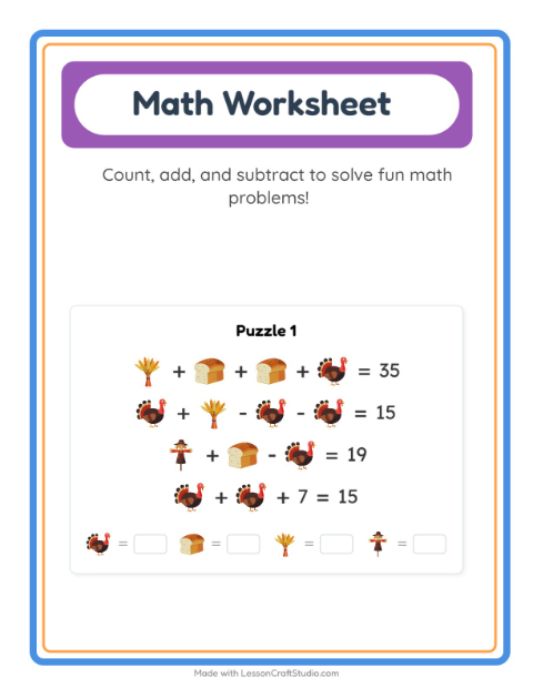 Preview of Find And Count worksheet featuring Insects and Bugs for preschool