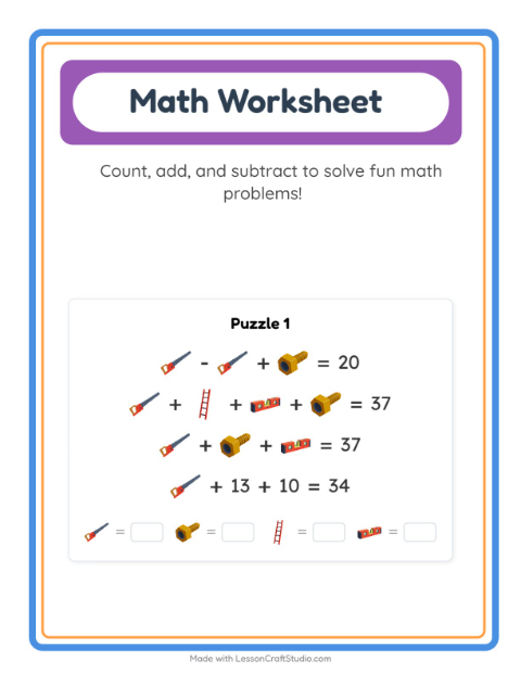 Preview of Find And Count worksheet featuring Clothing for preschool