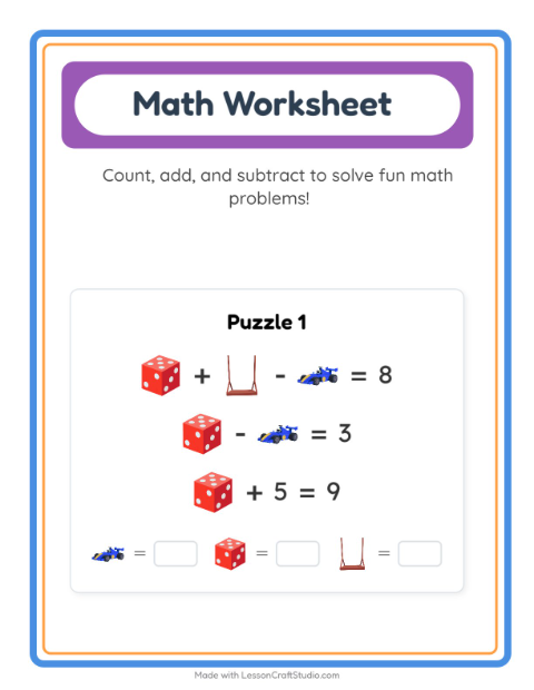 Preview of Missing Pieces worksheet featuring Winter for kindergarten