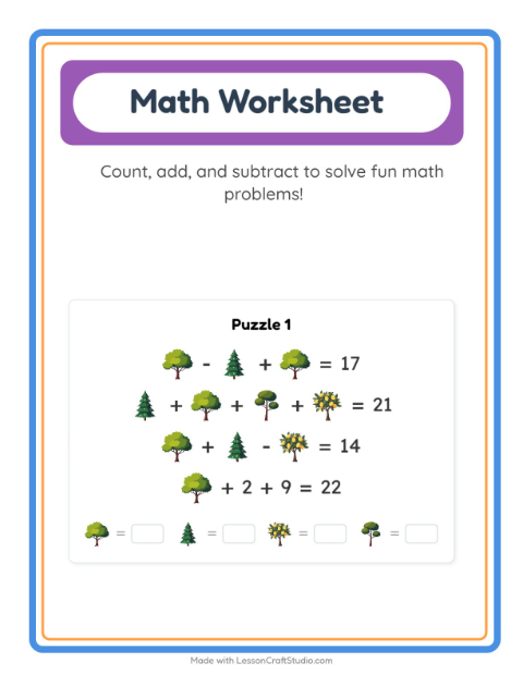 Preview of Picture Sort worksheet for kindergarten