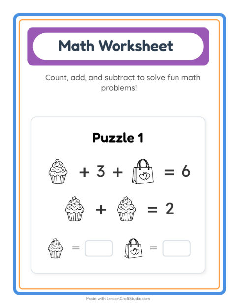 Symbol Math with Valentine BW