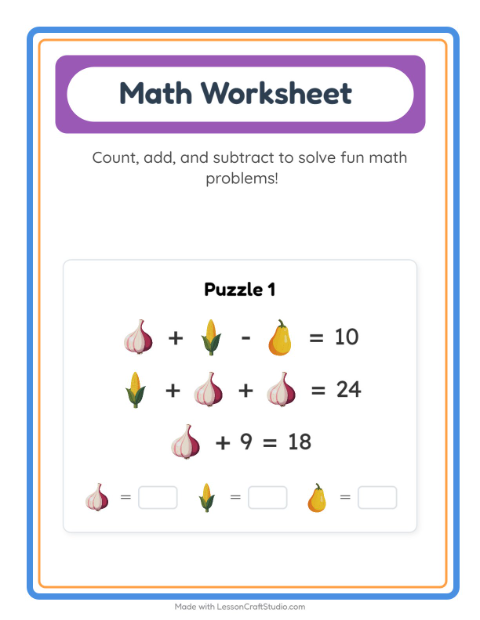 Preview of Odd One Out worksheet featuring Trees for kindergarten