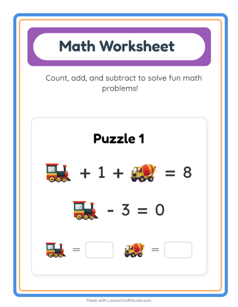 Symbol Math with Vehicles