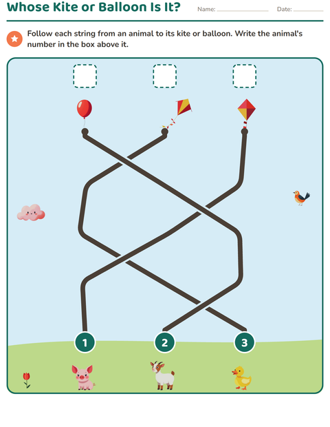 Preview of Maze Puzzles worksheet for grade 1