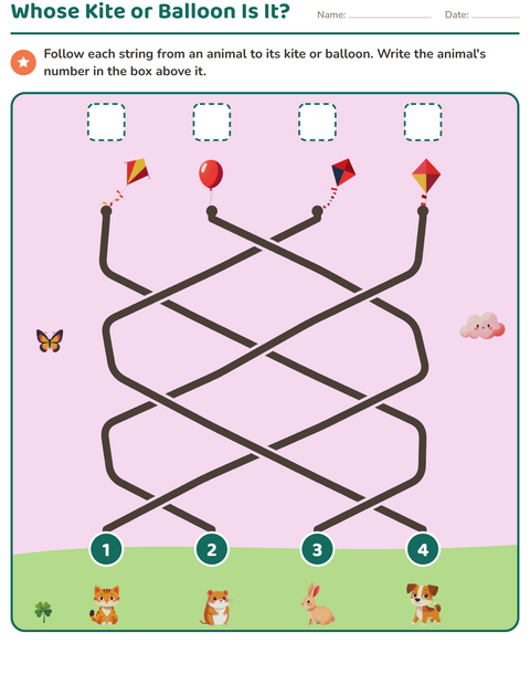 Preview of Maze Puzzles worksheet for grade 1