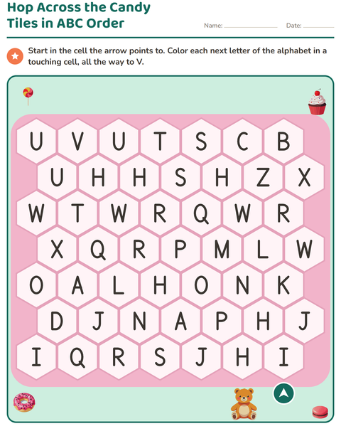 Preview of Maze Puzzles worksheet for grade 1
