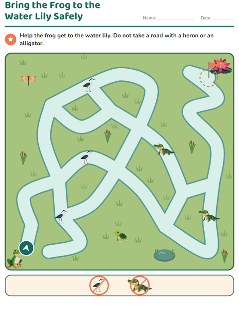 Preview of Maze Puzzles worksheet for grade 1