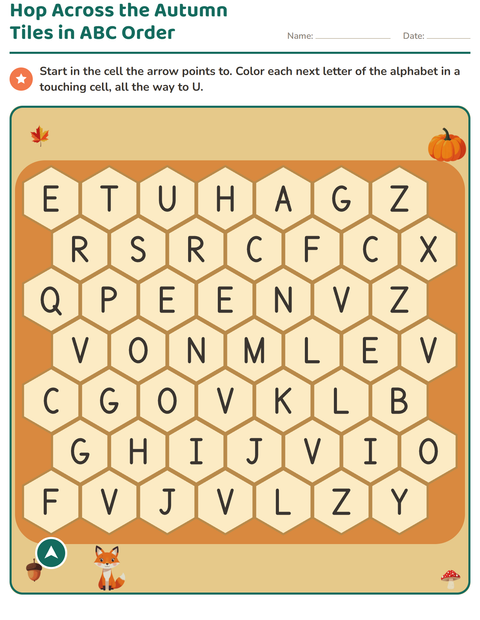 Preview of Maze Puzzles worksheet for grade 1