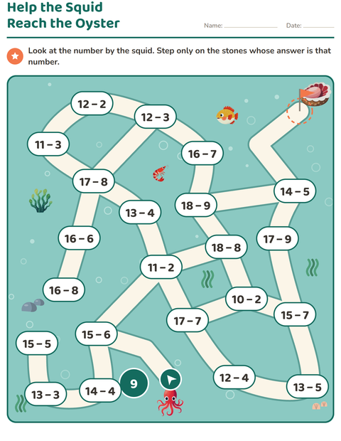 Preview of Maze Puzzles worksheet for grade 1