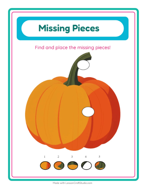 Preview of Picture Trail worksheet featuring Thanksgiving for kindergarten