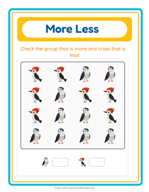 More or Fewer with More Birds — 3