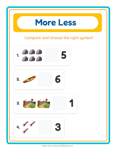 More or Fewer with Camping Gear — 2