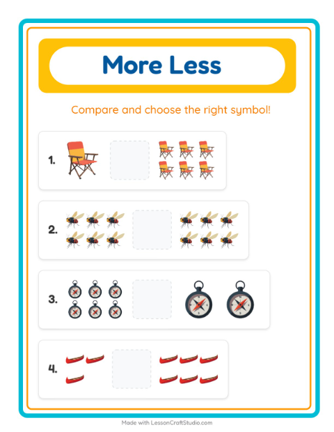 More or Fewer with Camping Gear