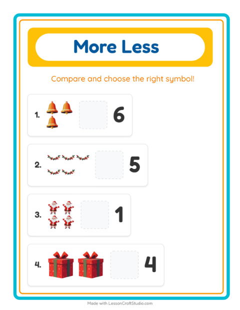 More or Fewer with Christmas — 2