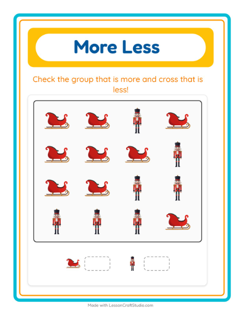 More or Fewer with Christmas — 3