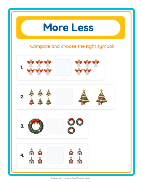 More or Fewer with Christmas