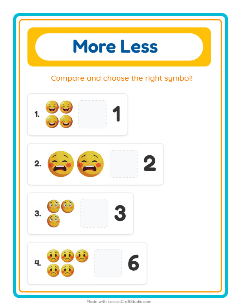More or Fewer with Feelings — 2