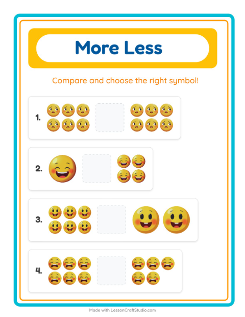 More or Fewer with Feelings