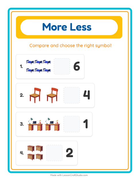More or Fewer with Furniture — 2