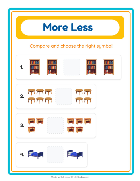 More or Fewer with Furniture
