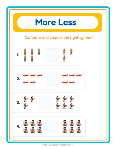More or Fewer with Community Helpers