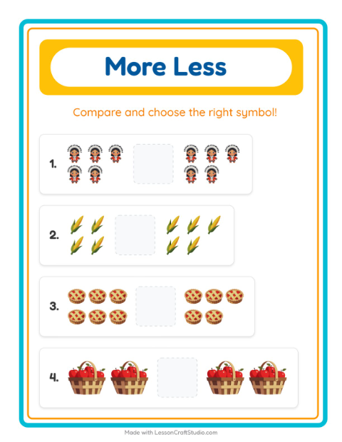 Preview of Find And Count worksheet featuring Animals for preschool