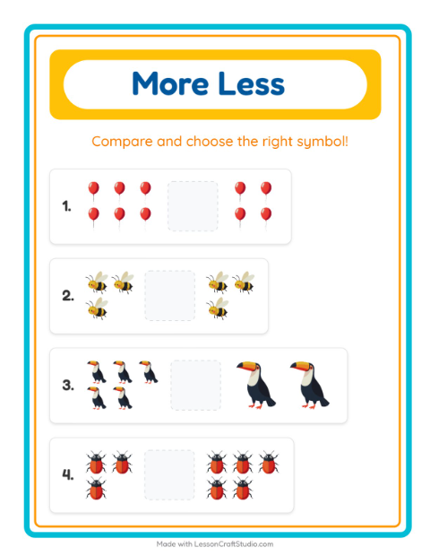 More or Fewer with Things That Fly