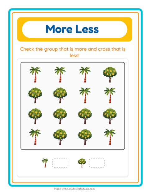 More or Fewer with Trees — 3