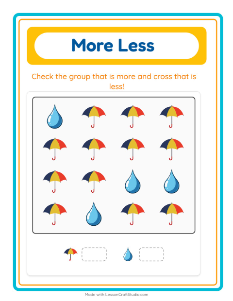 More or Fewer with Weather — 3