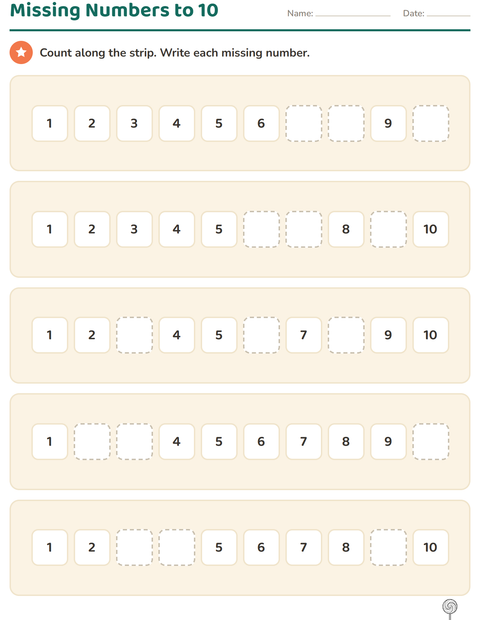 Preview of Number Charts worksheet featuring Christmas B&W for kindergarten