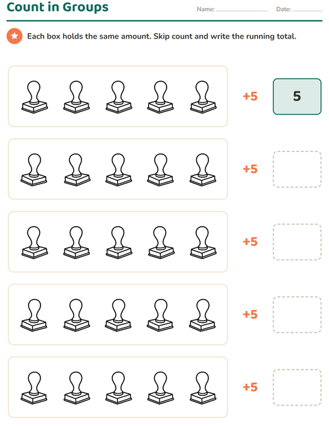 Preview of Number Charts worksheet featuring Classroom (B&W) for grade 1