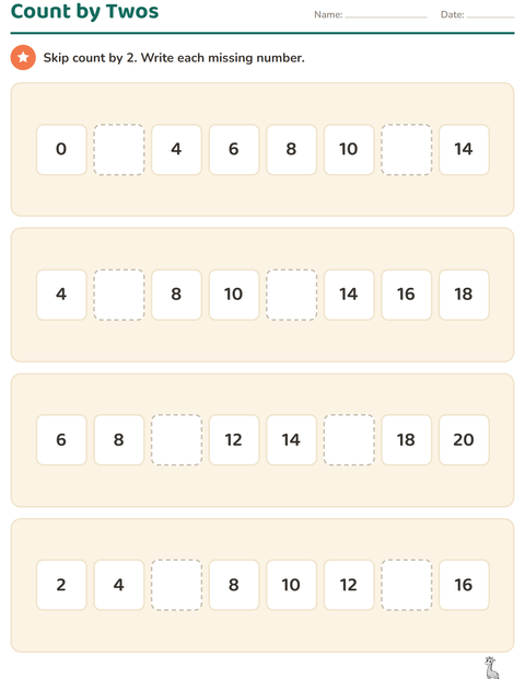 Preview of Number Charts worksheet featuring Animals BW 3 for grade 1