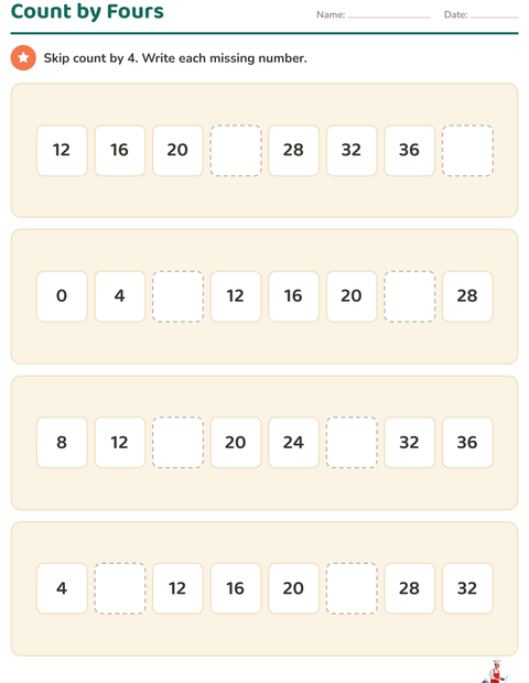 Preview of Number Charts worksheet featuring Occupations for grade 2