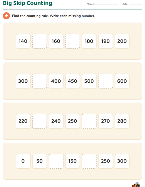 Preview of Number Charts worksheet featuring Vehicles for grade 3