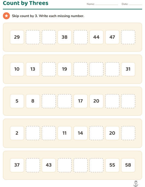 Preview of Number Charts worksheet featuring Valentine BW 2 for grade 2