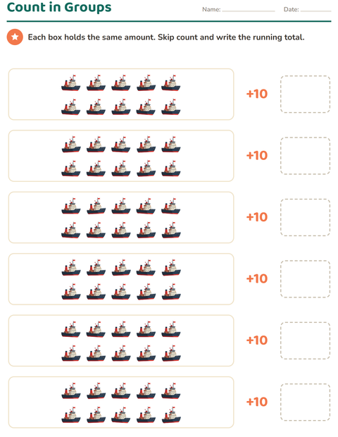 Preview of Number Charts worksheet featuring Vehicles for grade 1