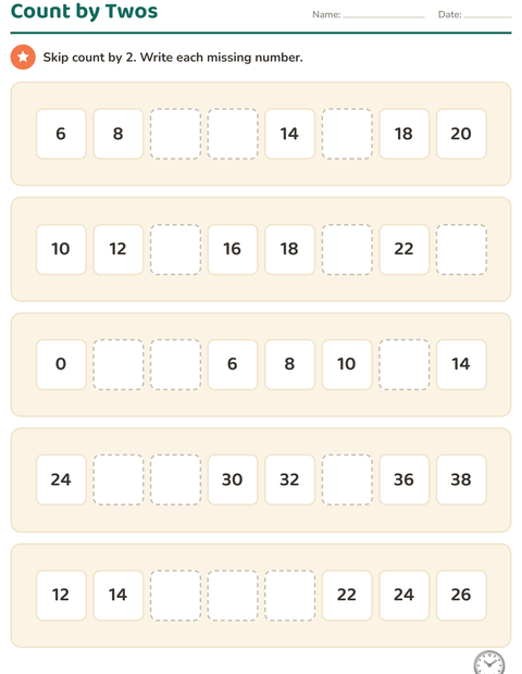 Preview of Number Charts worksheet featuring Home BW for grade 1