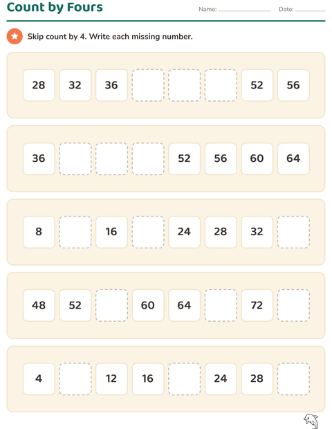 Preview of Number Charts worksheet featuring Sea Life BW for grade 2