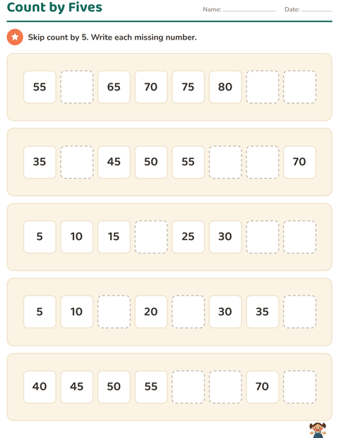 Preview of Number Charts worksheet featuring Toys for grade 1