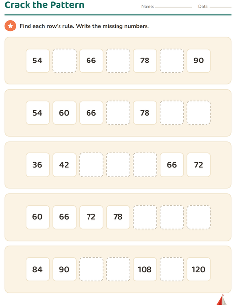 Preview of Number Charts worksheet featuring Vehicles for grade 3