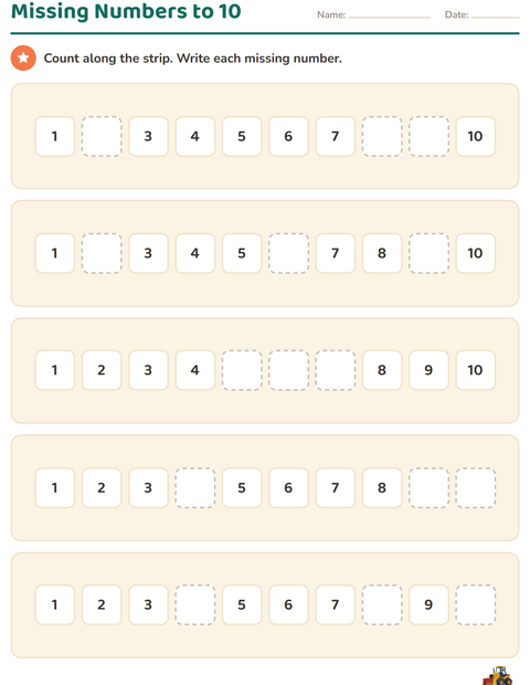 Preview of Number Charts worksheet featuring Vehicles for kindergarten