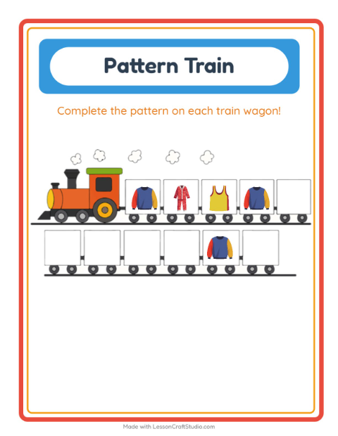 Preview of Find Objects worksheet featuring Clothing for kindergarten