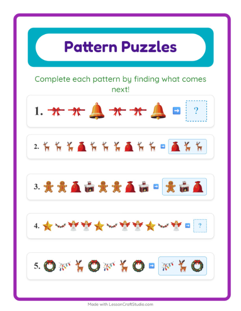 Complete the Pattern
