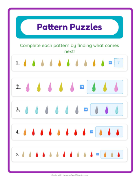 Complete the Pattern