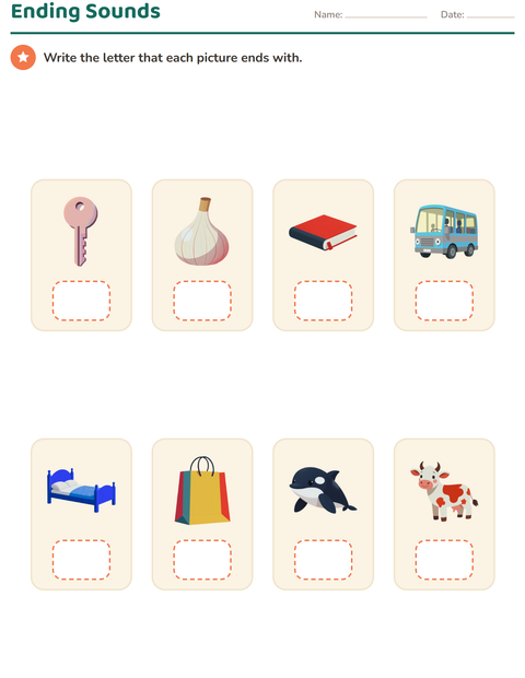 Preview of Sounds & Syllables worksheet for kindergarten