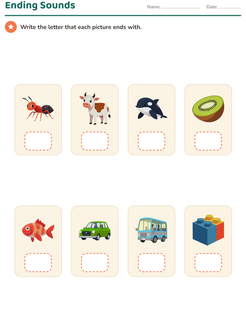 Preview of Sounds & Syllables worksheet for kindergarten