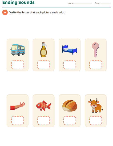 Preview of Sounds & Syllables worksheet for kindergarten