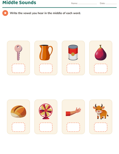 Preview of Sounds & Syllables worksheet for kindergarten
