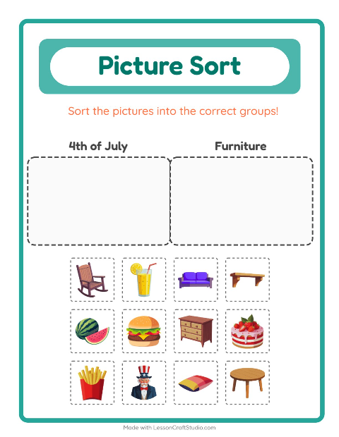 Preview of Addition worksheet featuring Animals for kindergarten