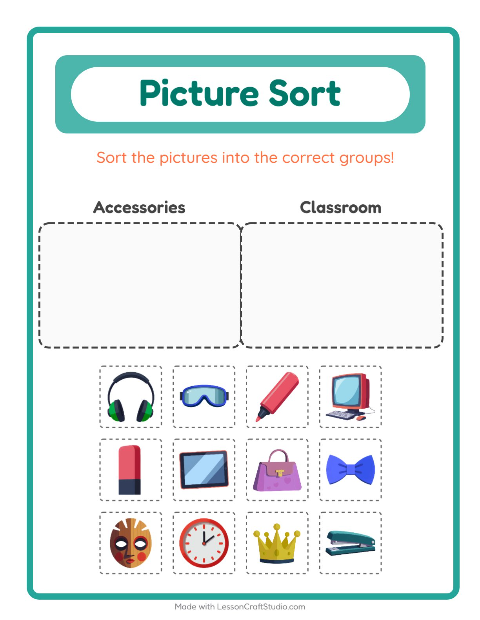 Preview of Find And Count worksheet featuring Bakery for preschool